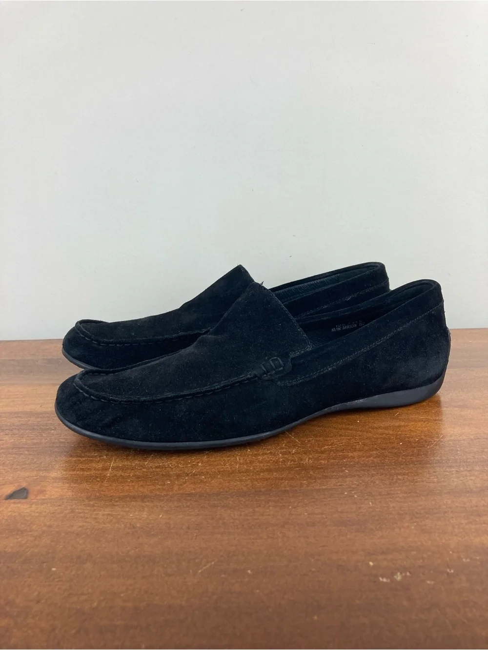 Born Black Suede Leather Casual Loafer Driving Shoes Men’s Size 10.5M/44.5.